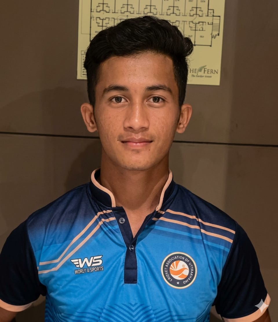 Divyam Rawat,Uttarakhand ( BCCI- Vinoo Mankad Trophy U19, CK Nayudu Trophy U23)